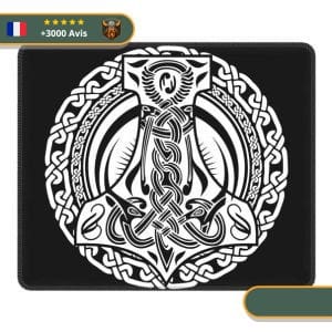 Photo Tapis de Souris Viking Dessin Mjollnir 1