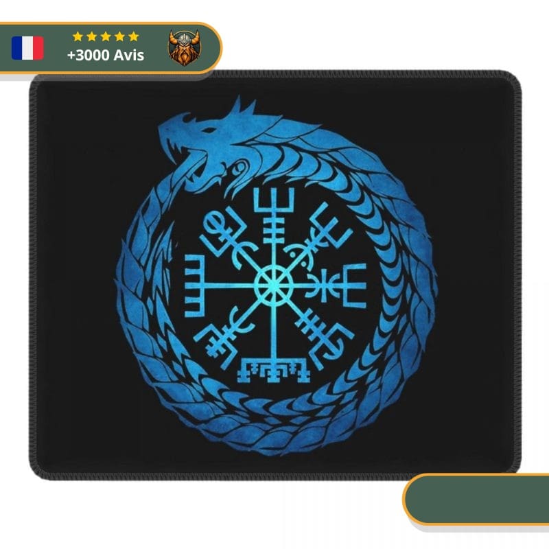 Photo Tapis de Souris Viking Jormungand et Vegvisir 1