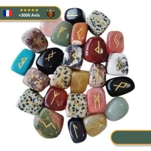 Pierre de Lune Viking Runes (x25)