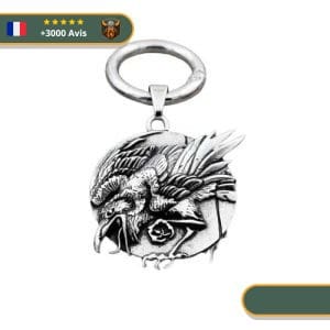 Porte-clé Viking <br> Corbeau