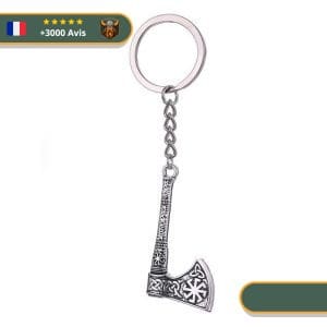 Porte-clé Viking <br> Hache du Soleil