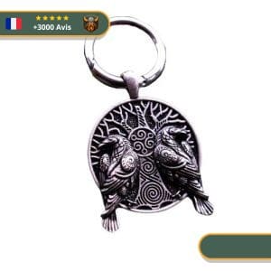 Porte-clé Viking  Hugin et Munin