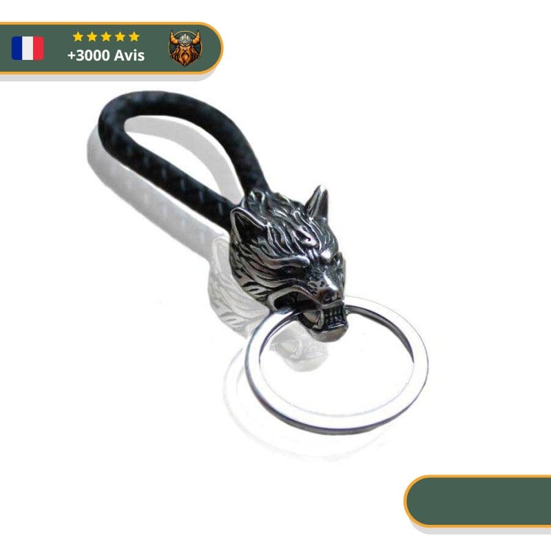 Porte-clé Viking  Loup Scandinave