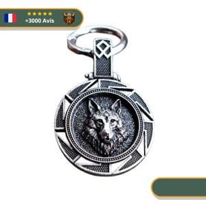 Porte-clé Viking <br> Loup Tribal