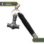 Porte-clé Viking Mjollnir noir