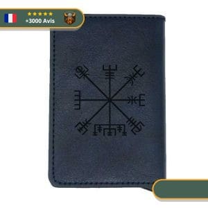 Portefeuille Viking Vegvisir bleu