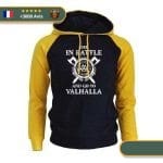 Pull Viking Go to Valhalla jaune