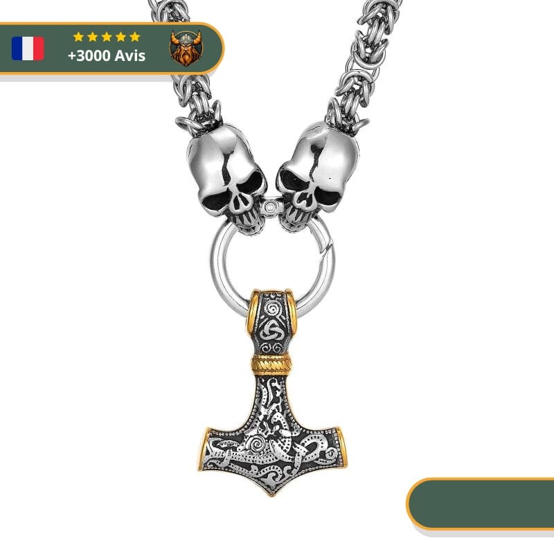 Collier Viking Marteau De Thor Viking Shop