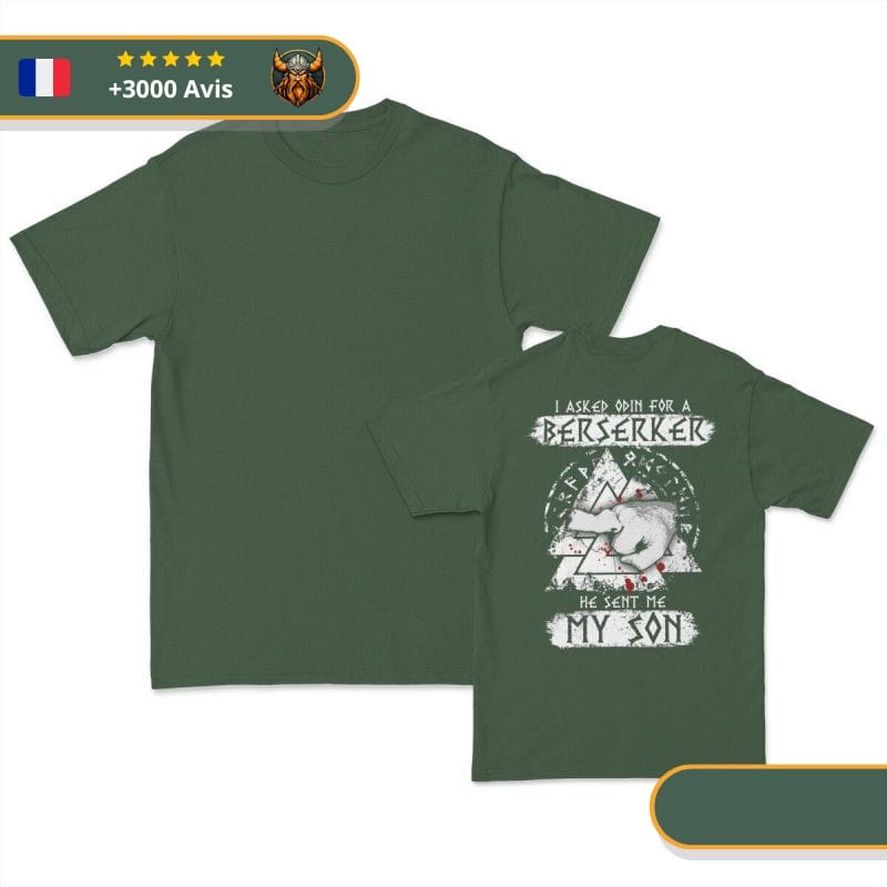 T-Shirt Viking Berserker – Image 6