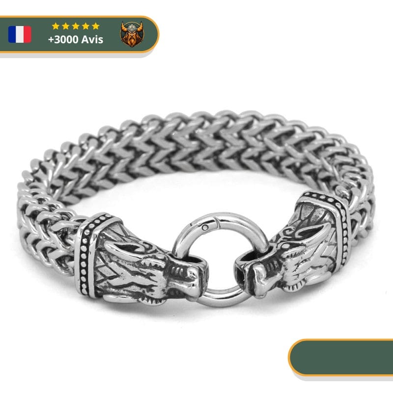 Bracelet Viking Loup Fenrir