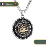 Collier Viking <br>Serpent Et Valknut</br> Viking Shop