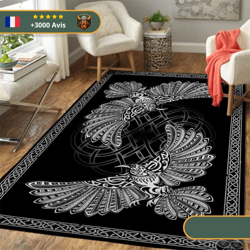 Tapis Viking Corbeaux Voyageurs