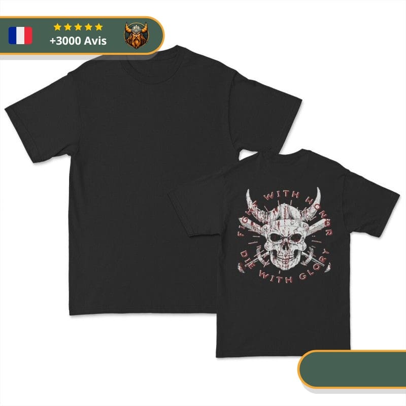 T-Shirt Viking Crâne Viking – Image 8