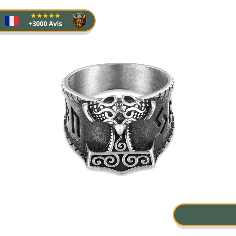 Bague Viking Marteau De Thor Viking Shop