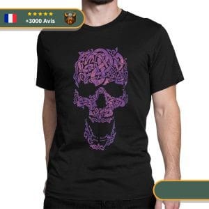 T-shirt Viking Crâne de guerrier Viking Shop