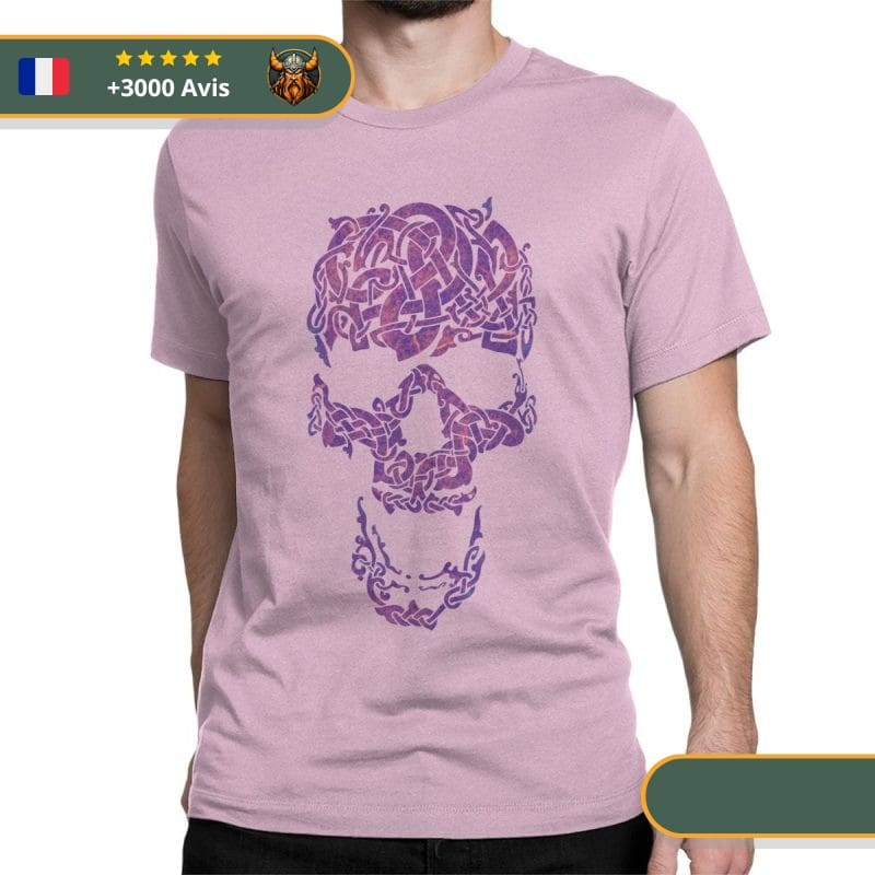 T-shirt Viking Crâne de guerrier Viking Shop