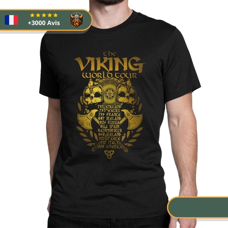 T-shirt Viking world tour Viking Shop