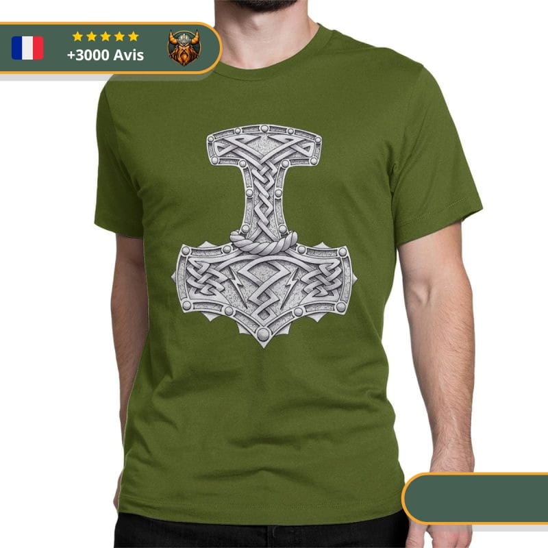 T-shirt Viking Marteau de Thor Viking Shop