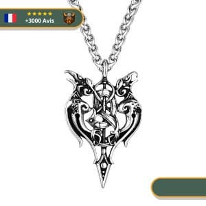 Collier Viking <br>Corbeau D'Odin</br> Viking Shop