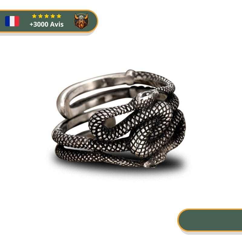 Bague Viking Serpent Viking Shop