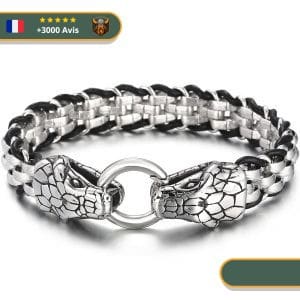 Bracelet Viking <br>Serpent de Midgard</br> Viking Shop