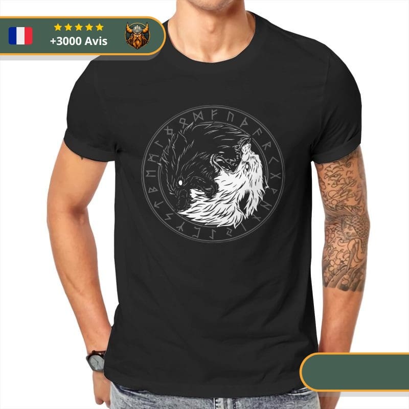 T-shirt Viking Loup Fenrir