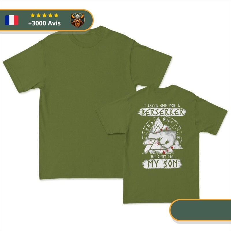T-Shirt Viking Berserker – Image 4