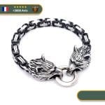 Bracelet Viking Loup Fenrir
