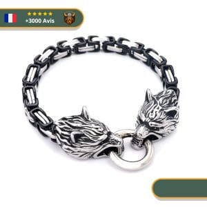 Bracelet Viking Loup Fenrir