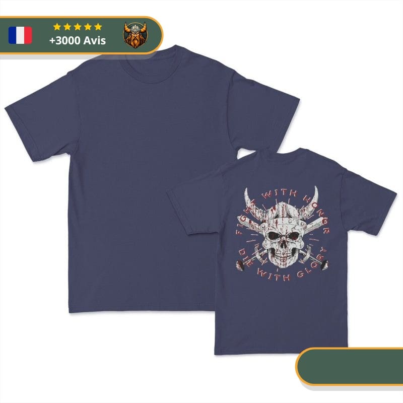 T-Shirt Viking Crâne Viking – Image 7