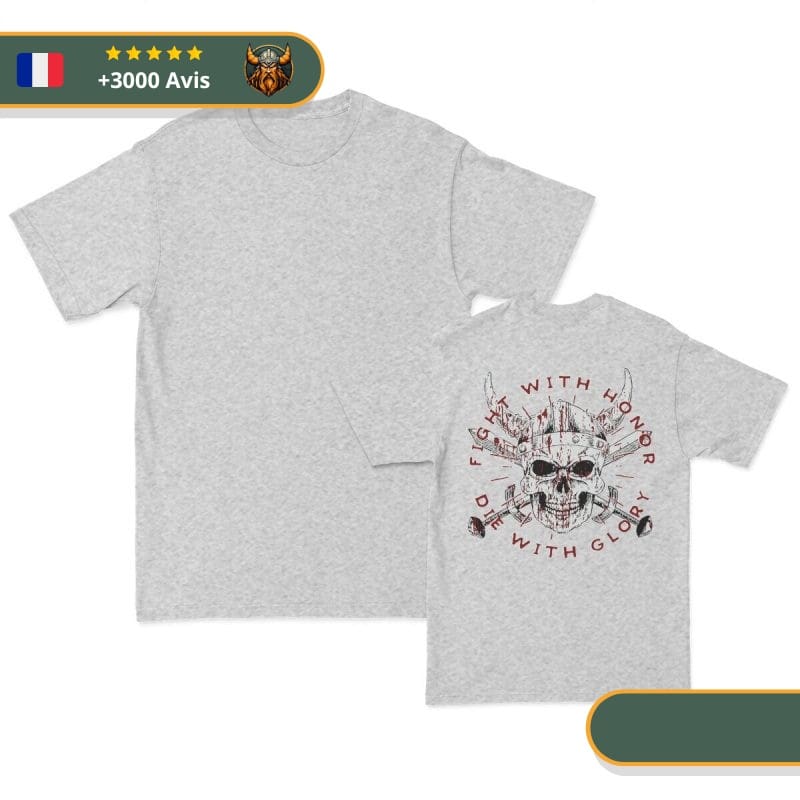 T-Shirt Viking Crâne Viking – Image 3