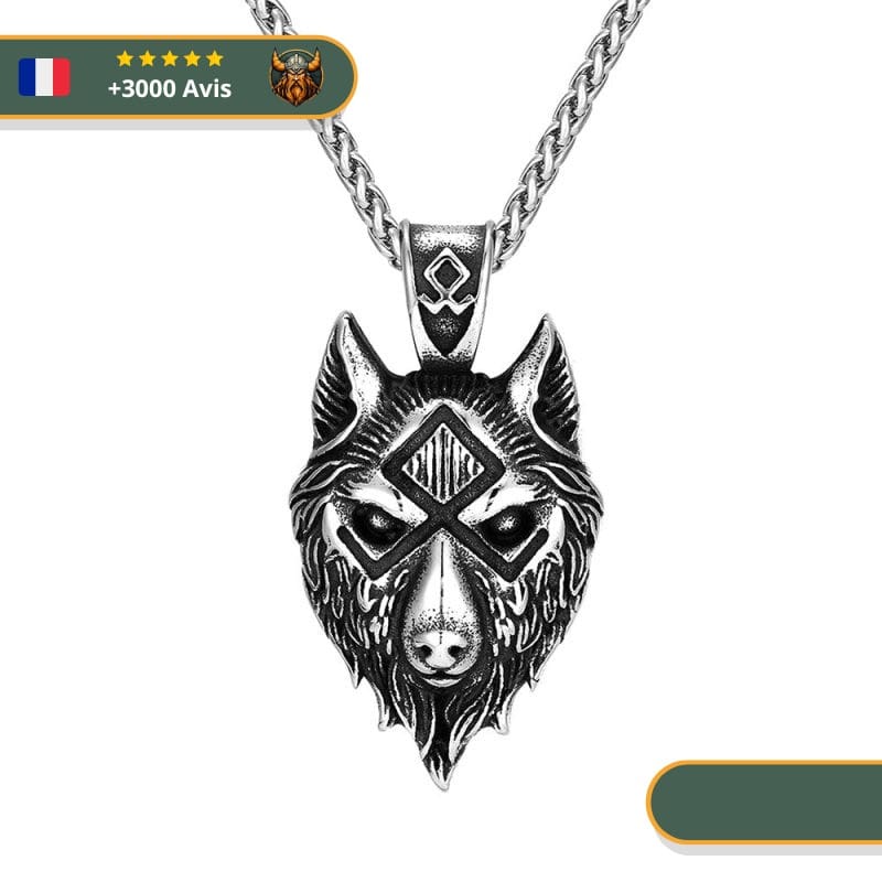 Collier Viking Loup Fenrir Viking Shop