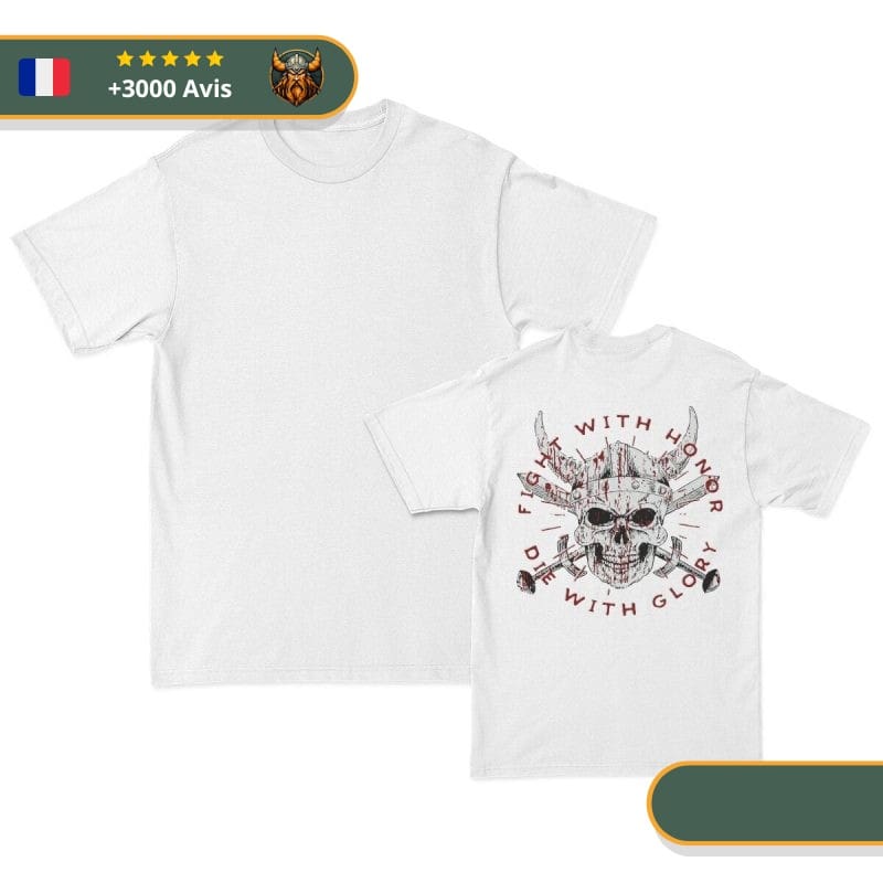 T-Shirt Viking Crâne Viking – Image 6