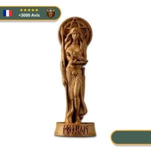 Statue Déesse Viking | Or