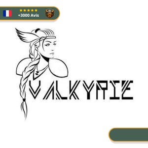 Stickers Guerrière Valkyrie | Noir et Blanc Viking-Legends.com