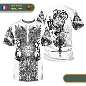 T-shirt Viking Boussole de Navigation