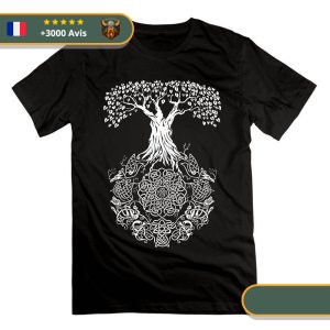 T-shirt viking arbre de vie