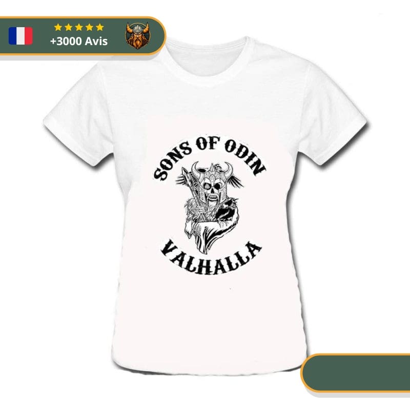 T-shirt viking fille d'odin