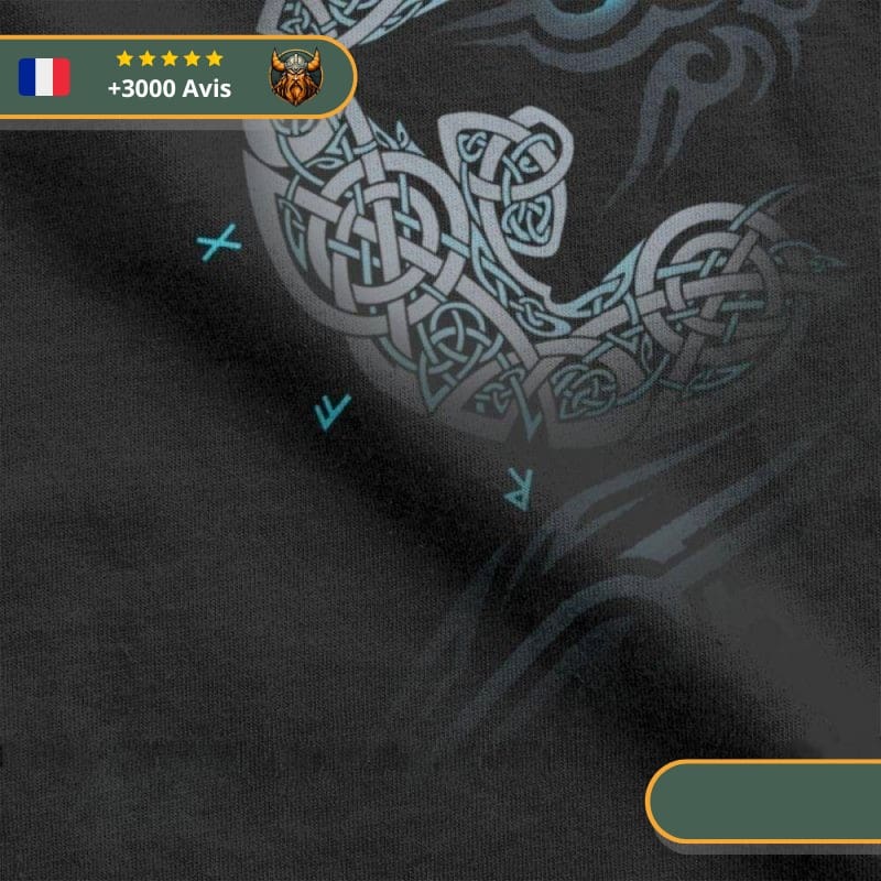 T-shirt Viking Loup de Minuit – Image 3