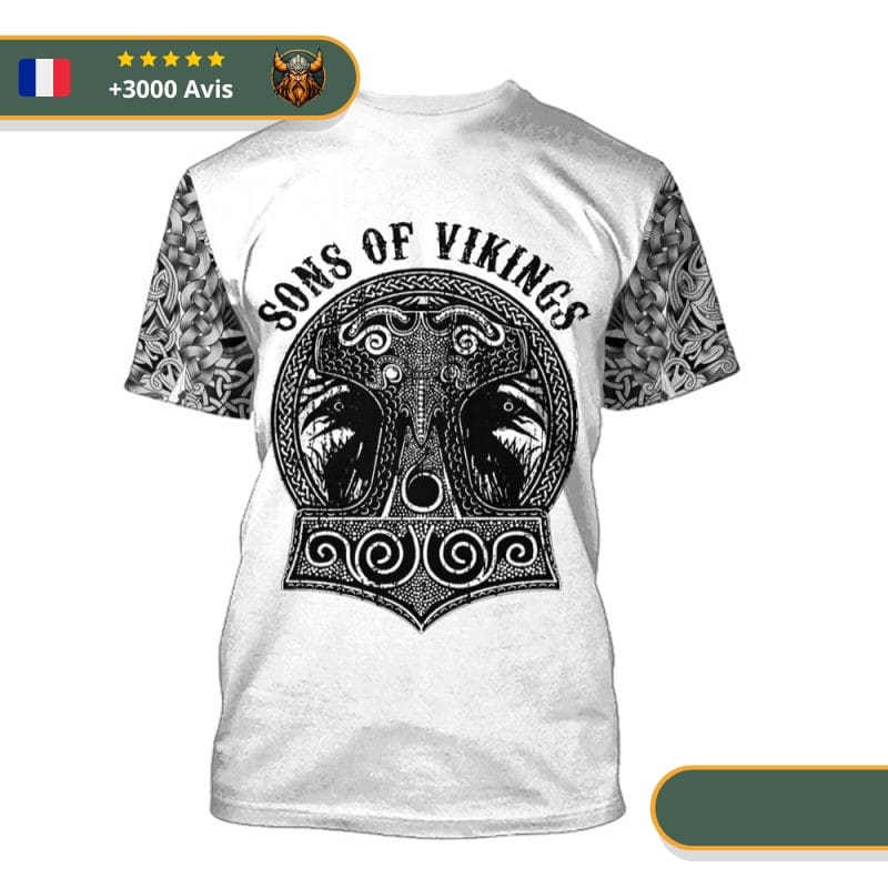 T-shirt Viking Mjollnir