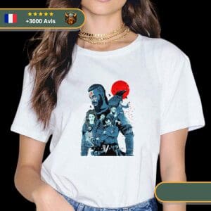 T-shirt viking ragnar et ses compagons