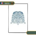Tableau Celte | Bleu et Blanc Viking-Legends.com