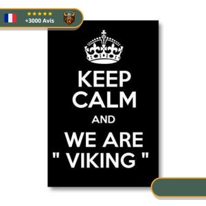 Tableau Royal Viking | Noir et Blanc Viking-Legends.com