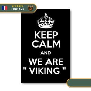 Tableau Royal Viking | Noir et Blanc Viking-Legends.com