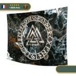 Tapis Mural Viking Valknut