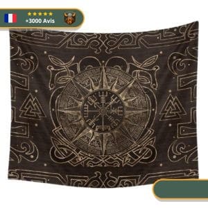 Tapis Viking Boussole Nordique