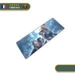 tapis de souris viking ragnar et lagertha