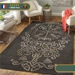 Tapis Boussole Scandinave | Noir et Gris Viking-Legends.com