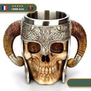 Tasse Casque Viking | Marron