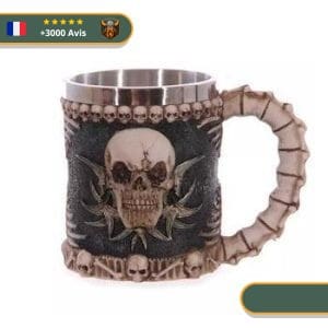 Mug Scandinave Squelette | Marron